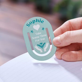 Personalised 'Take Some Time' Mini Bookmark, 2 of 9