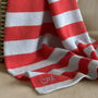 Personalised Pure Cashmere Bold Stripe Baby Blanket, thumbnail 2 of 7