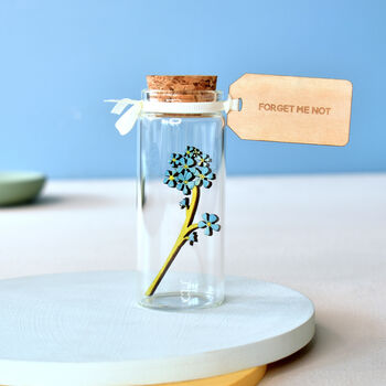 Miniature Flower Message Bottle Keepsake Gift, 5 of 12