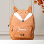 Personalised Trixie Fox Backpack For Nursery, School, Holiday, thumbnail 1 of 11