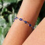 Evil Eye Rhodium Plated Silver Protection Bracelet, thumbnail 6 of 6