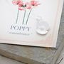 Poppy Solid Silver Charm, thumbnail 1 of 4