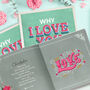 Personalised 'Why I Love You' Valentines Keepsake Book, thumbnail 5 of 7