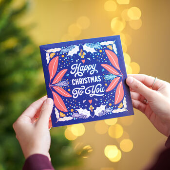 Set Of Six Positive Christmas Greetings Cards, 4 of 8