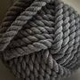 Natural Grey Rope Door Stop, thumbnail 4 of 4