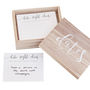 Wooden Wedding Date Suggestion Guest Book Alternative, thumbnail 2 of 3