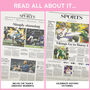 Minnesota Vikings Personalised Gift Newspaper Book, thumbnail 7 of 11