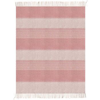 Uptown Wool Throw Pink, 6 of 6