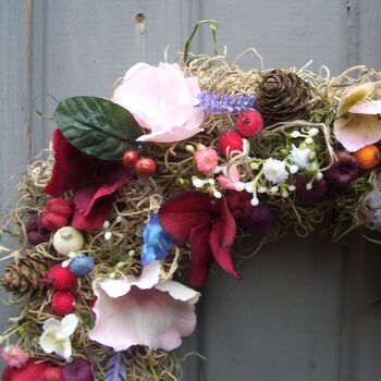 Vintage Floral Heart Wreath, 2 of 5