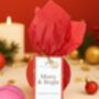 Merry And Bright Cranberry Christmas Bath Bomb Gift, thumbnail 1 of 5