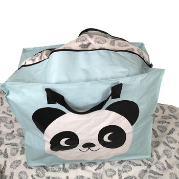 Child's Panda Sleep Over, Storage, Laundry Or Beach Bag, 2 of 4
