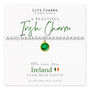 With Love From Ireland Gift, Irish Charm Bracelet Gift, thumbnail 1 of 3