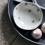 Green Dots Ceramic Dipping Bowl Set Of Two, thumbnail 1 of 3