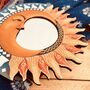 Handmade Sun And Moon Mirror With Mosaic Detail, thumbnail 3 of 8