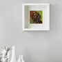 Personalised Pet Portrait Framed Knitted Art, thumbnail 1 of 10