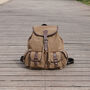Colourway Canvas Backpack Rucksack, thumbnail 5 of 11