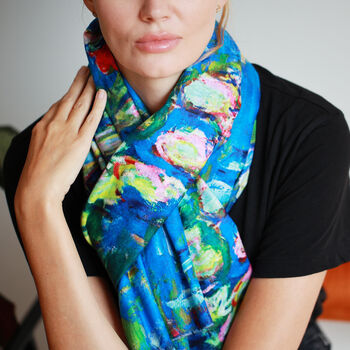 Claude Monet's 'The Water Lily Pond' Scarf, 5 of 5