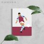 Paul Mc Grath Aston Villa Football Canvas, thumbnail 1 of 2