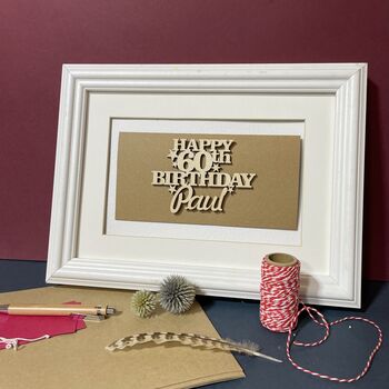 Personalised 60th Birthday Card Keepsake, 10 of 11