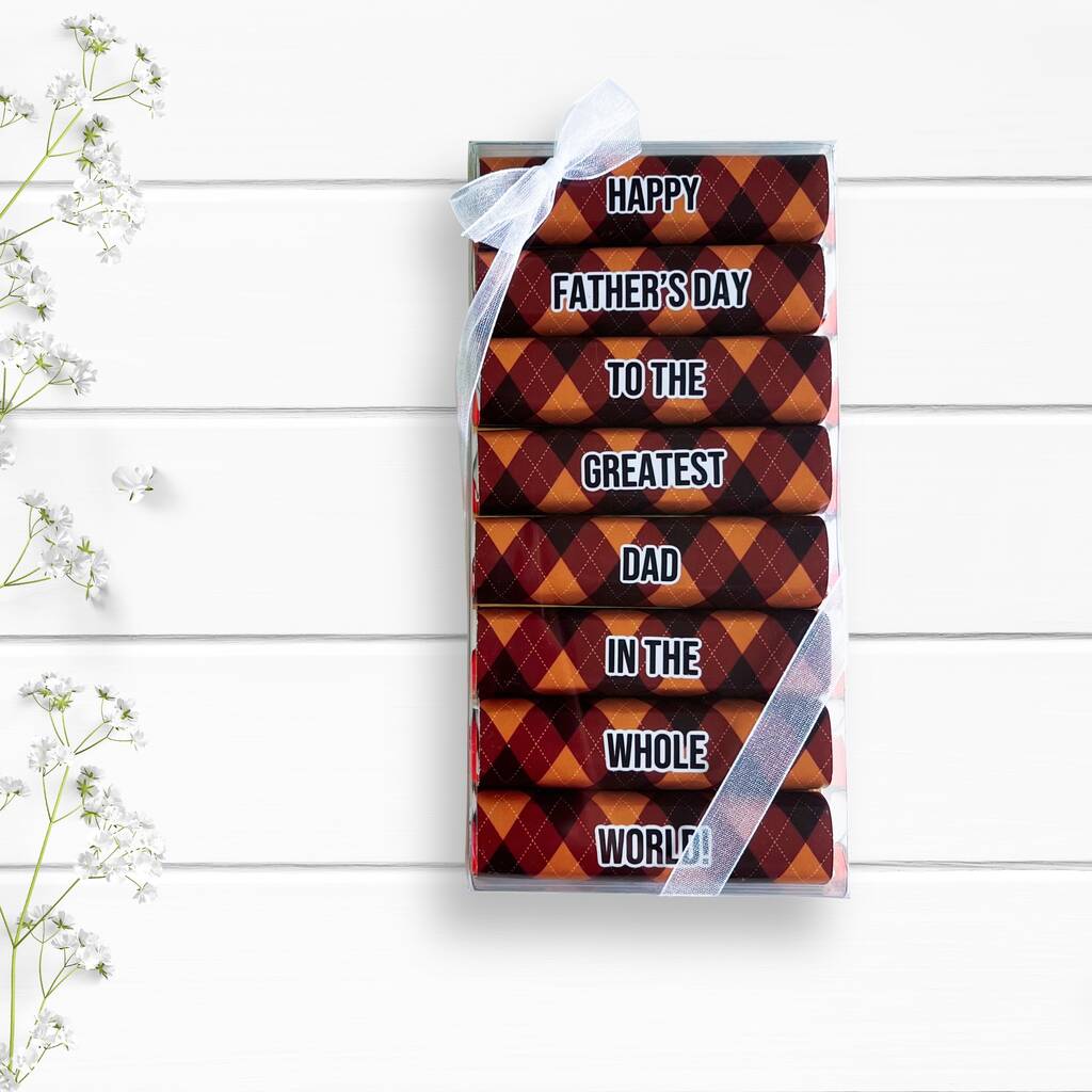 Personalised Chocolate Gift For Dad By My Personalised Sweets