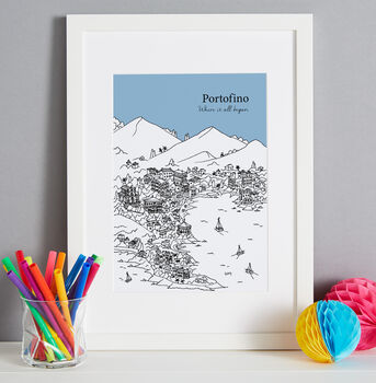 Personalised Portofino Print, 2 of 12