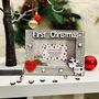 Personalised Baby's First Christmas 2025 Photo Frame, thumbnail 2 of 8