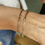 Solid Gold Stackable Rose Twig Bangle, thumbnail 5 of 12