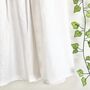 100% Linen Midi Skirt, White Linen Skirt, thumbnail 3 of 4