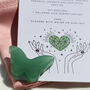 Green Aventurine Butterfly Crystal Pendant And Gift Bag, thumbnail 5 of 5