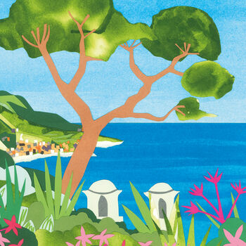 Ravello, Italy Travel Print, Can Be Personalised, 3 of 3