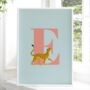 Personalised Letter Print Cheetah Print, thumbnail 1 of 6