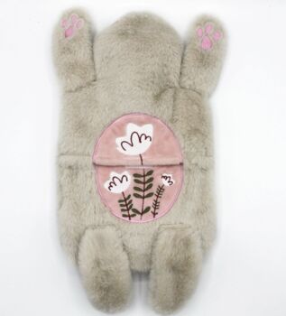 Personalised Bunny Rabbit Hot Water Bottle, 3 of 4