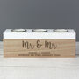 Personalised Couples Wooden Tealight Holder Box, thumbnail 4 of 6