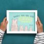Personalised Daddy And Baby Bear Print, thumbnail 1 of 5