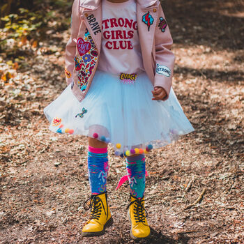 White Pom Pom Tutu Skirt, 2 of 11