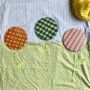 Hand Painted Gingham Placemat With Scalloped Edge, thumbnail 7 of 8