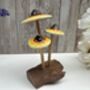 Psychedelic Yellow Amanita Mushroom Sculpture Small, thumbnail 12 of 12