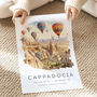 Cappadocia Turkey Travel Poster, thumbnail 4 of 7