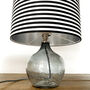 Black And White Striped Lampshade, thumbnail 7 of 8