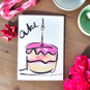 Birthday Cake Greeting Card, thumbnail 2 of 5