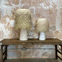 Rock The Kasbah White Clay Lamp With Palm Shade, thumbnail 5 of 5