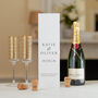 Personalised Engagement White Bottle Box, thumbnail 6 of 11