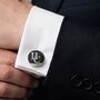 Personalised Men’s Monogram Metal Cufflinks, thumbnail 1 of 5