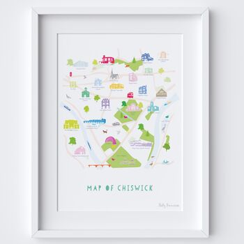 Map Of Chiswick Print, 2 of 5
