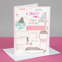 Personalised Girl's 4th Birthday Card, thumbnail 3 of 3