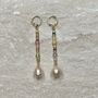 Pearl Beaded Drop Earrings, thumbnail 2 of 5