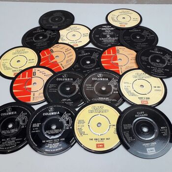 Cliff Richard Vinyl Record Coasters, 4 of 5
