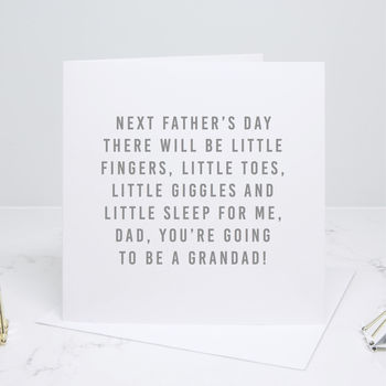 Going To Be A Daddy Card, 2 of 2