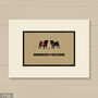 Personalised Pug Print For One Or Two Dogs, thumbnail 11 of 12