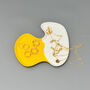 Two Tone Yellow And White Jewellery And Trinket Tray, thumbnail 8 of 11